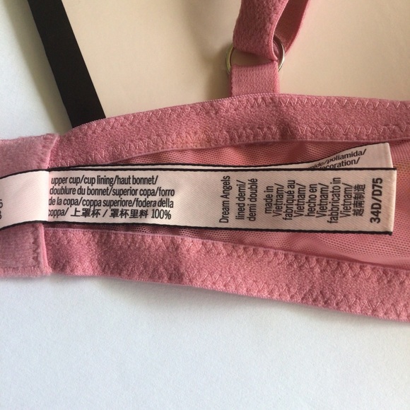 VICTORIAS SECRET DREAM ANGELS LINED DEMI BRA SIZE 34 D - Picture 13 of 16
